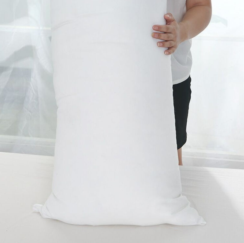 FEATHER FABRIC Fill Long Body Hug Hugging Pillow Bed Cushion Pad Anime Rectangle Sleep Nap Pillow Soft Insert Filler Core